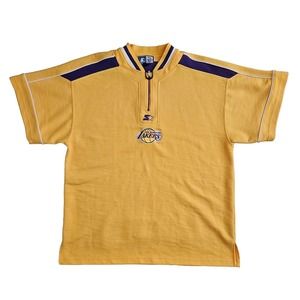 VTG‎ Starter Los Angeles Lakers NBA Basketball Warm Up Jersey Pullover (Mens XL)